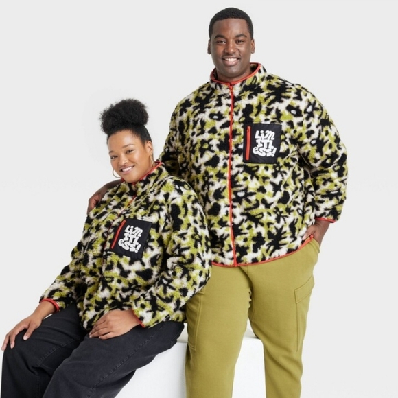 Black History Month Plus Size Limitless Faux Fur Jacket - Ivory Animal Icon 4X - Picture 3 of 13